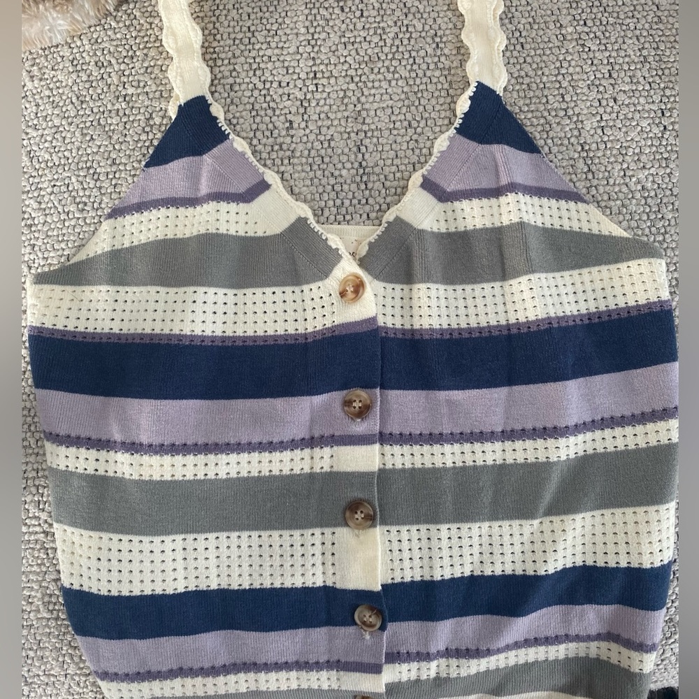 Hem & Thread button down cami